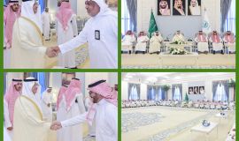 سمو الأمير سعود بن طلال يستقبل منسوبي محافظة الأحساء المهنئين بعيد الأضحى المبارك